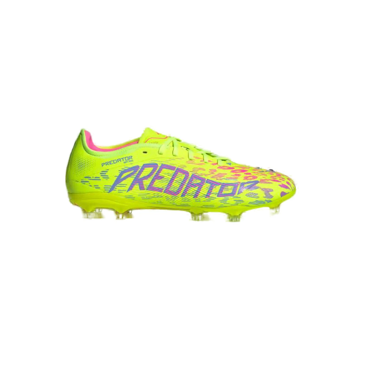 Pánske futbalové kopačky outdoorové ADIDAS Predator Pro M FG lucid lemon blue fusion lucid pink · záber 2