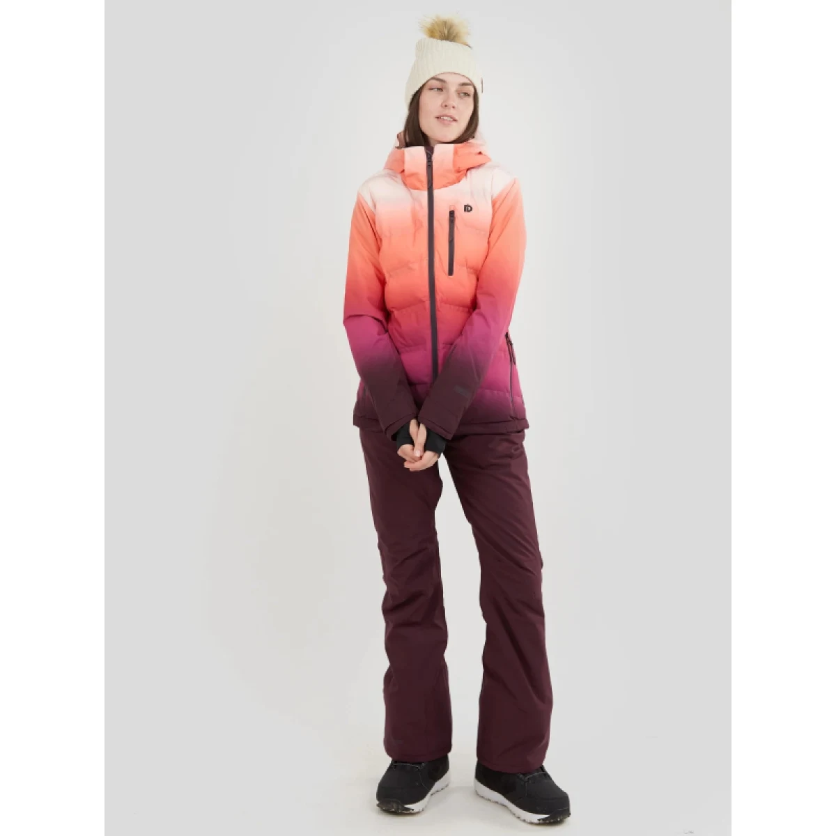 Dámska lyžiarska bunda FUNDANGO Pumila Padded Jacket-354-sugar coral 2QAD103 · záber 4