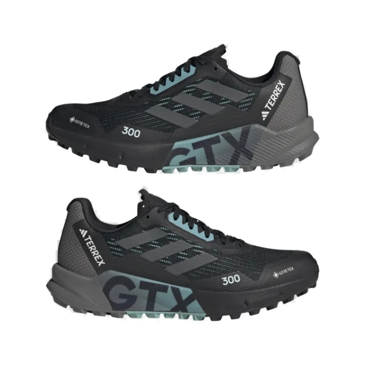 Dámska bežecká trailová obuv ADIDAS Terrex Agravic Flow 2.0 GTX core black grey six dash grey · záber 3