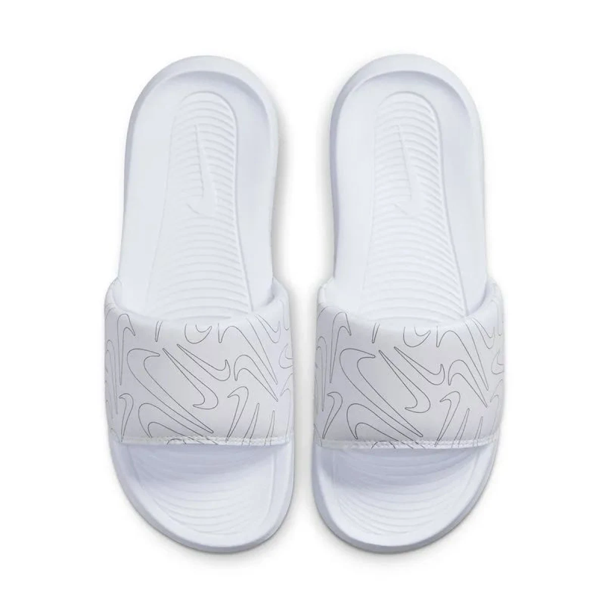 Dámske šlapky (plážová obuv) NIKE Victori One Ws white black · záber 3