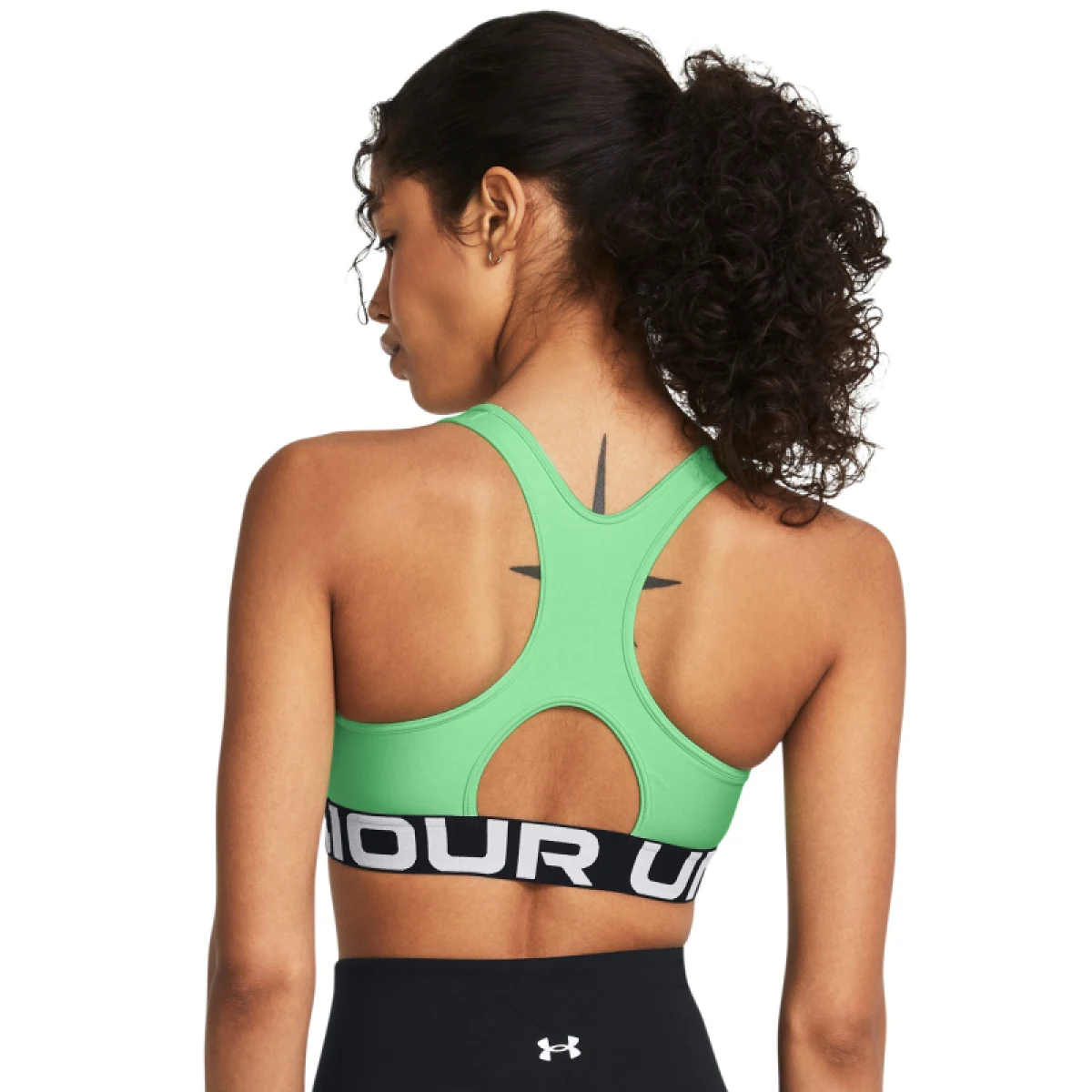Dámska tréningová športová podprsenka UNDER ARMOUR UA HG Authentics Mid Branded-GRN 350 · záber 2
