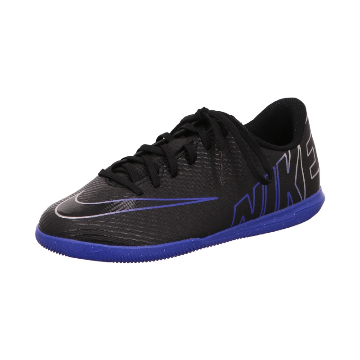 Chlapčenské futbalové kopačky halové NIKE Mercurial Vapor 15 Club Jr IC black hyper royal chrome · záber 2