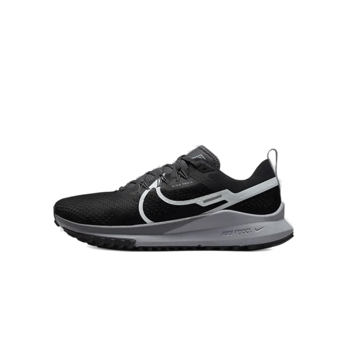 Pánska bežecká trailová obuv NIKE React Pegasus Trail 4 black dark grey wolf grey aura · záber 3