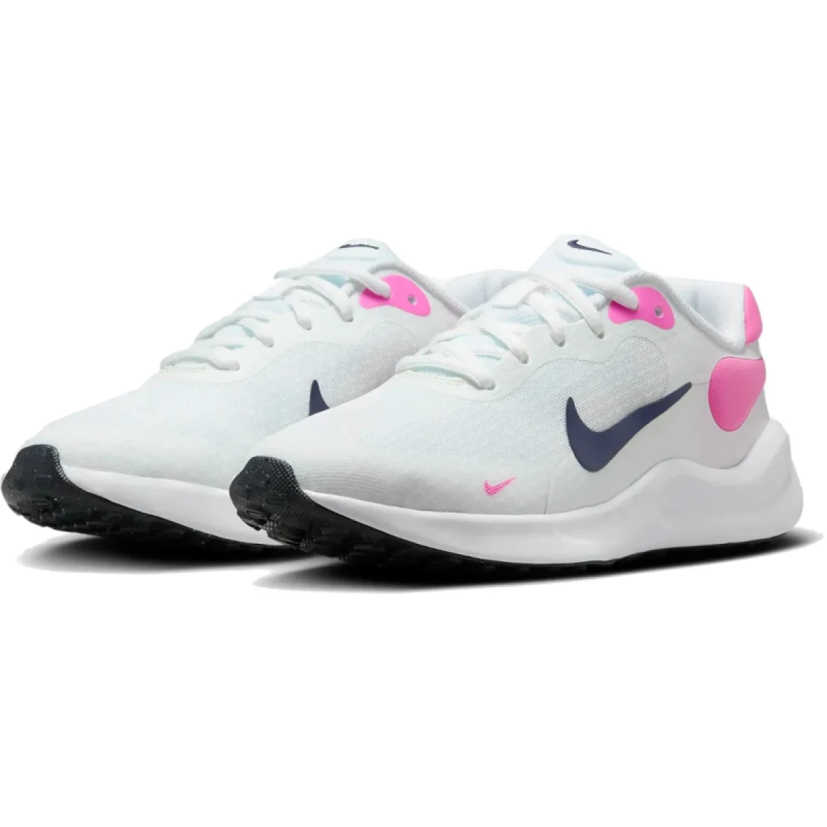 Dievčenská športová obuv (tréningová) NIKE Revolution 7 white midnight navy playful pink · záber 4