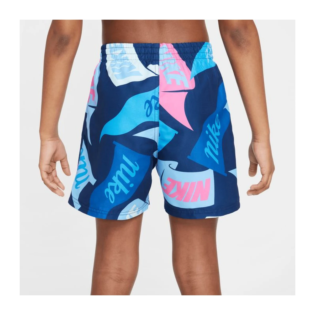 Chlapčenské plavky NIKE SWIM TOSSED FLAGS 4 inch MIDNIGHT N-MIDNIGHT NAVY · záber 4