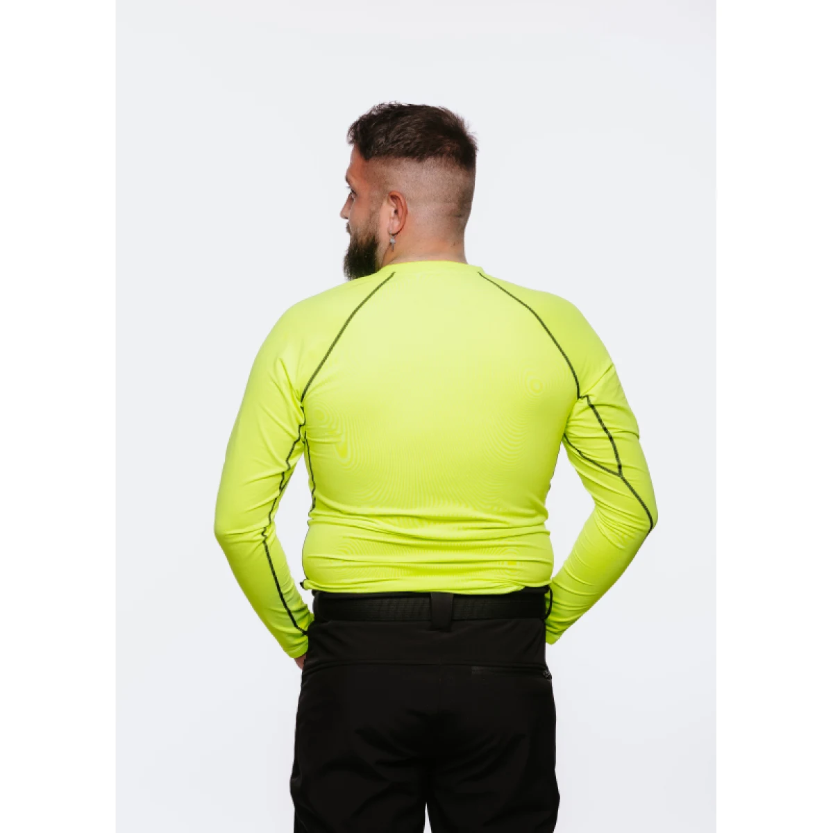 Pánske tričko s dlhým rukávom AUTHORITY WARMIE II M neon green · záber 4