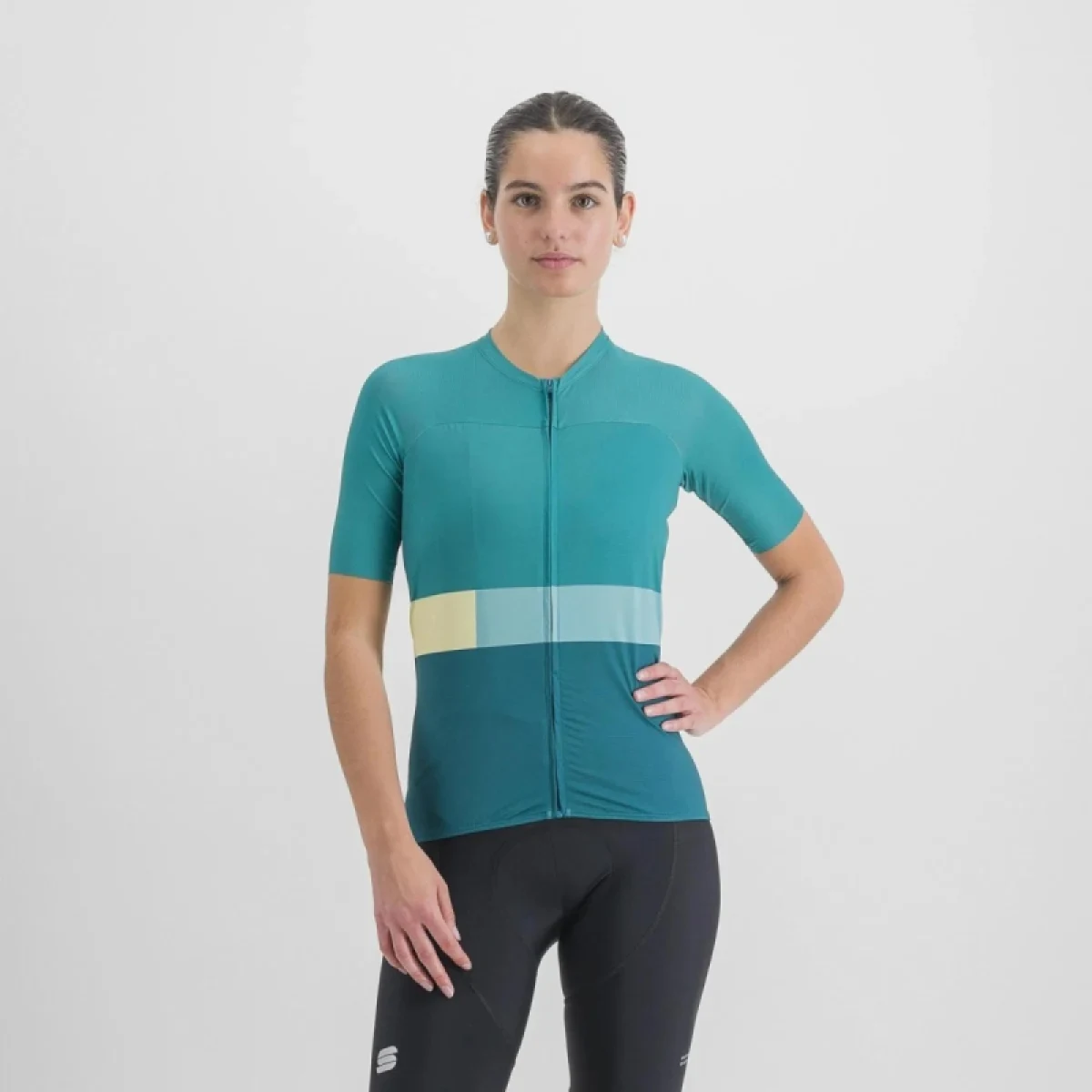 Dámsky cyklistický dres s krátkym rukávom SPORTFUL Snap w jrs, shade spruce light green · záber 2