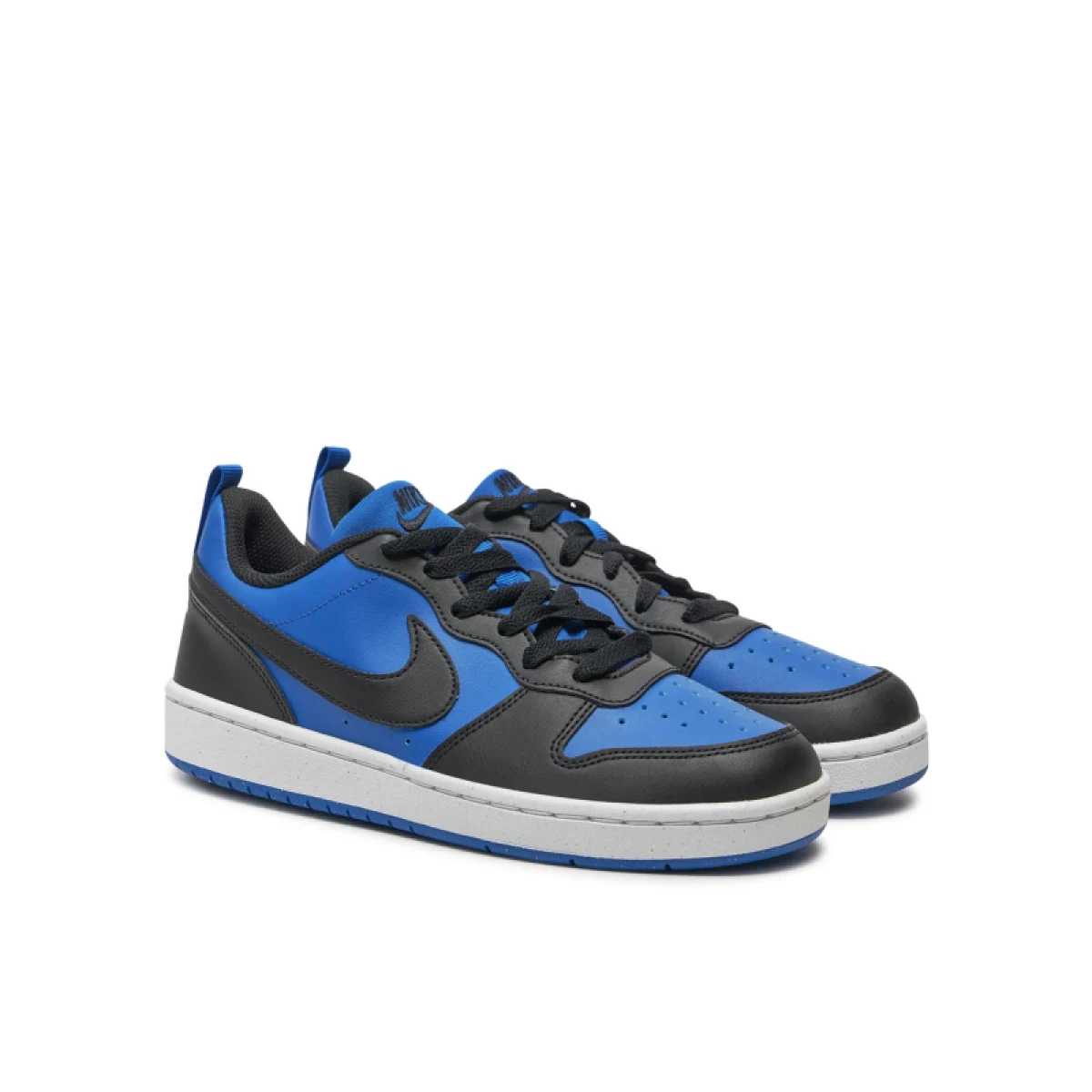 Chlapčenská rekreačná obuv NIKE Court Borough Low Recraft GS game royal black white · záber 2