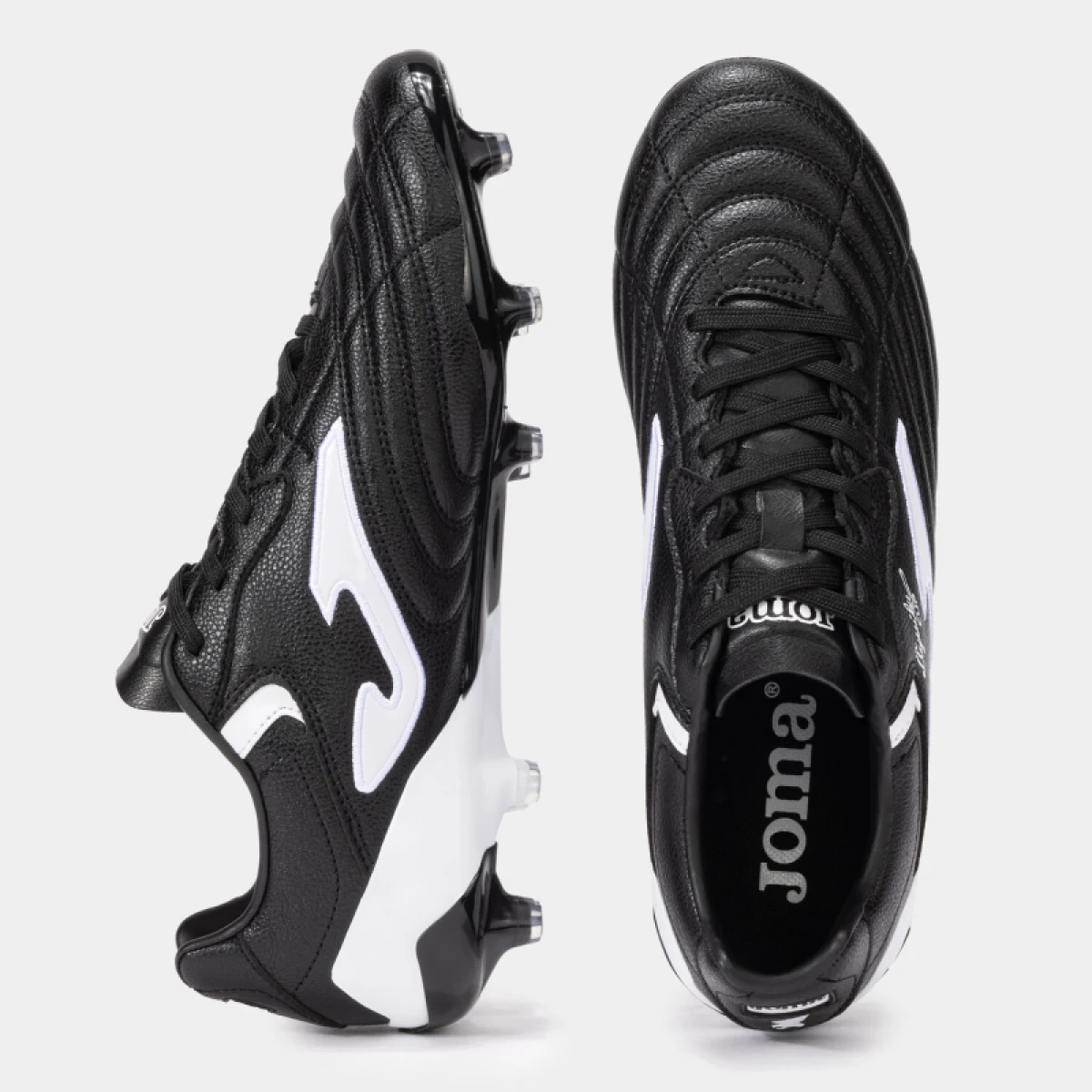 Pánske futbalové kopačky outdoorové JOMA Aguila Cup 2401 M FG black white · záber 3