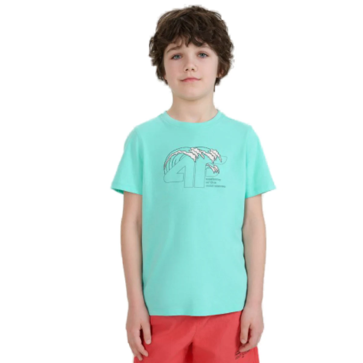 Chlapčenské tričko s krátkym rukávom 4F JUNIOR TSHIRT M1917-47S-MINT · záber 1