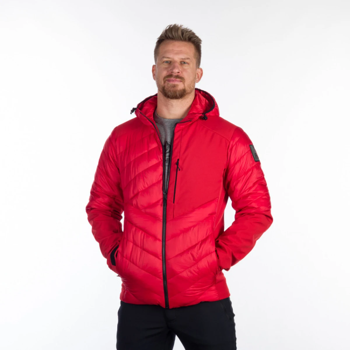 Pánska bunda NORTHFINDER BARRY-360-red · záber 2