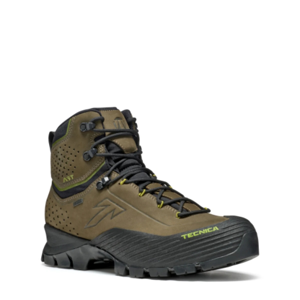 Pánska vysoká turistická celokožená obuv TECNICA Forge 2.0 GTX Ms, turned grey green · záber 1