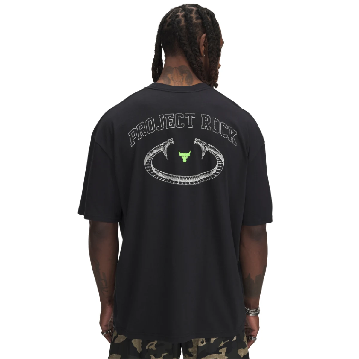 Pánske tričko s krátkym rukávom UNDER ARMOUR PROJECT ROCK Hwt SS-BLK · záber 2