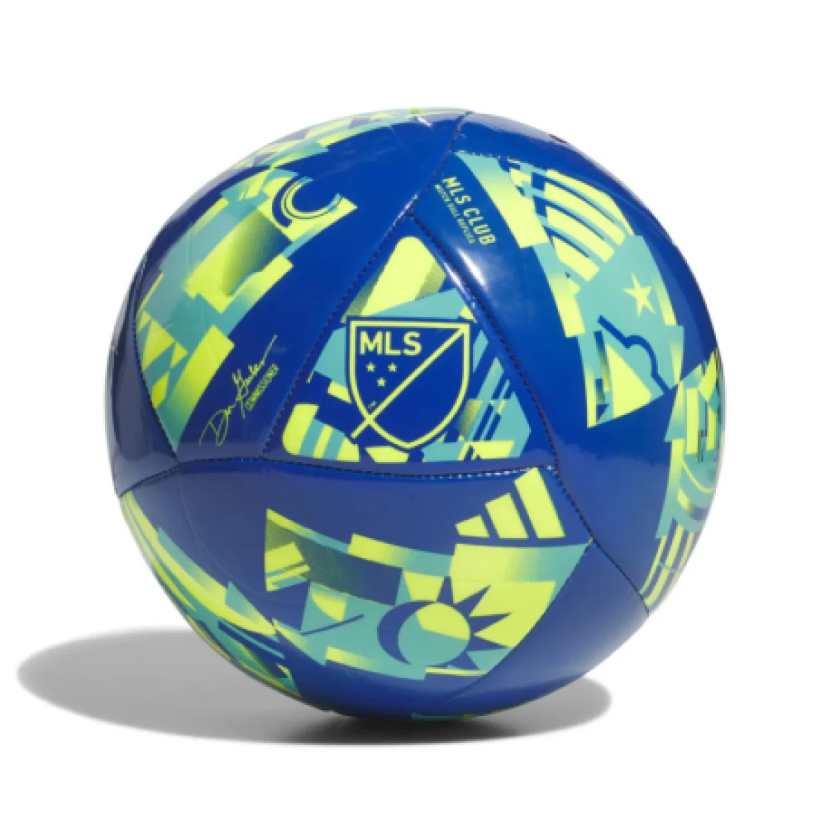 Futbalová lopta ADIDAS MLS CLB GLOBLU SAMBLU SYELLO · záber 1