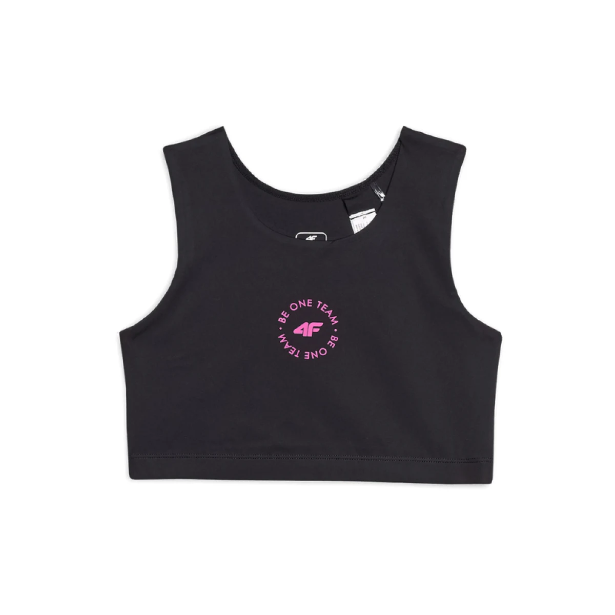 Dievčenská tréningová športová podprsenka 4F JUNIOR SPORT BRA F148-20S-DEEP BLACK · záber 5