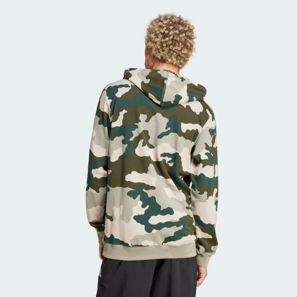 Pánska mikina s kapucňou ADIDAS M CAMO HD-IY6631-Green · záber 3