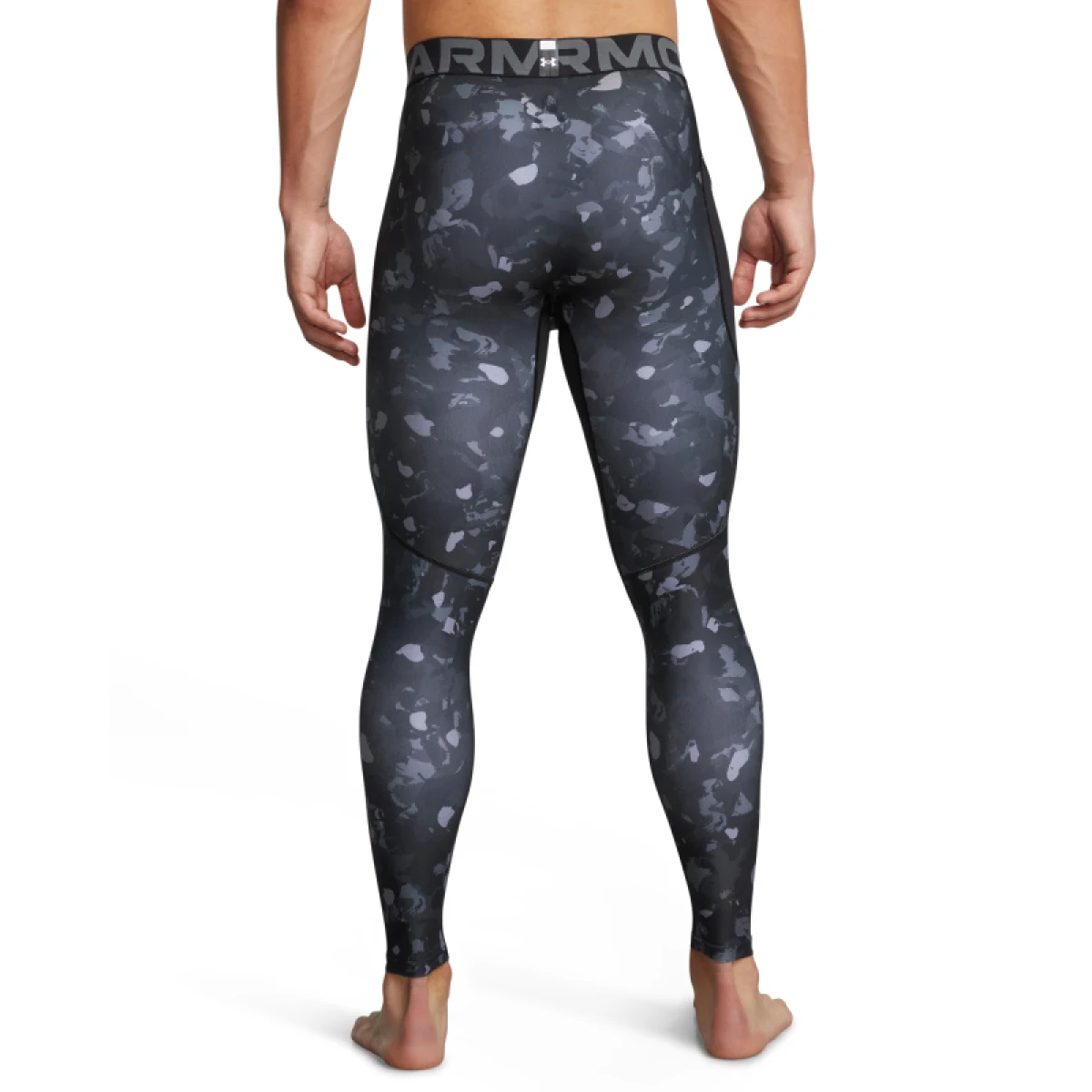 Pánske kompresné legíny UNDER ARMOUR UA HG Armour Prtd Lgs-BLK · záber 2