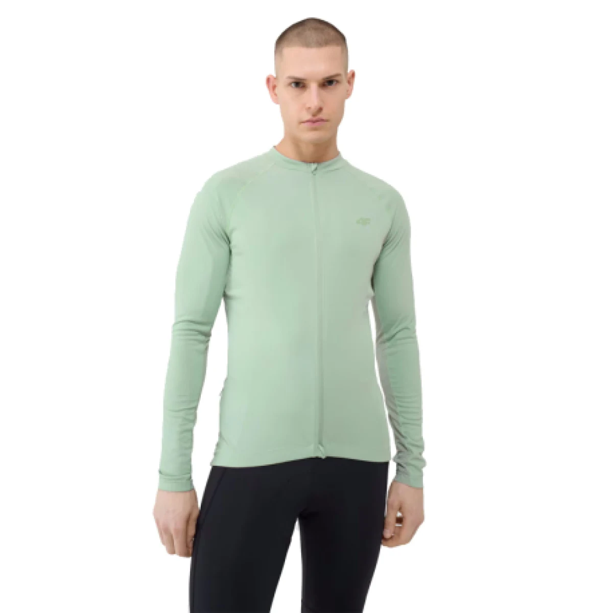 Pánske bežecké tričko s dlhým rukávom 4F LONGSLEEVE FNK-WSS25TFLOM339-47S-MINT · záber 1