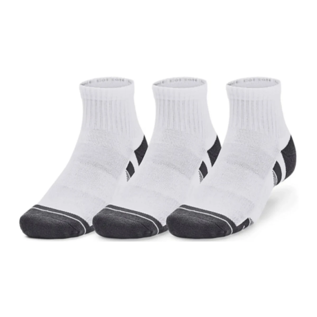 Ponožky UNDER ARMOUR 3 PACK-UA Performance Tech Qtr-WHT · záber 1