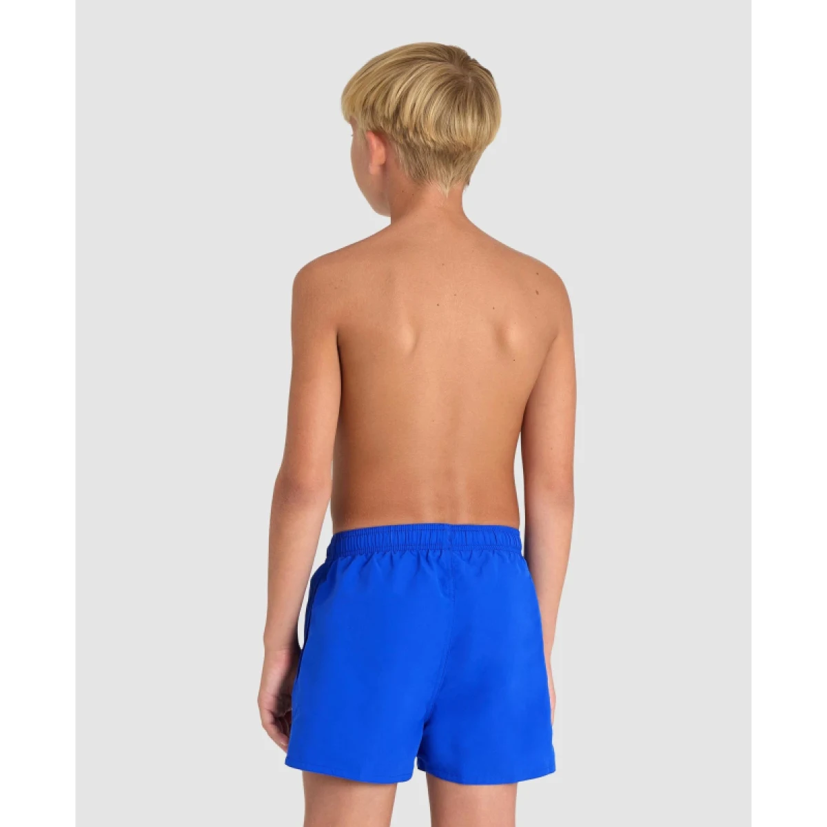 Juniorské plavky ARENA BOYS BEACH SHORT LOGO R Blue · záber 3