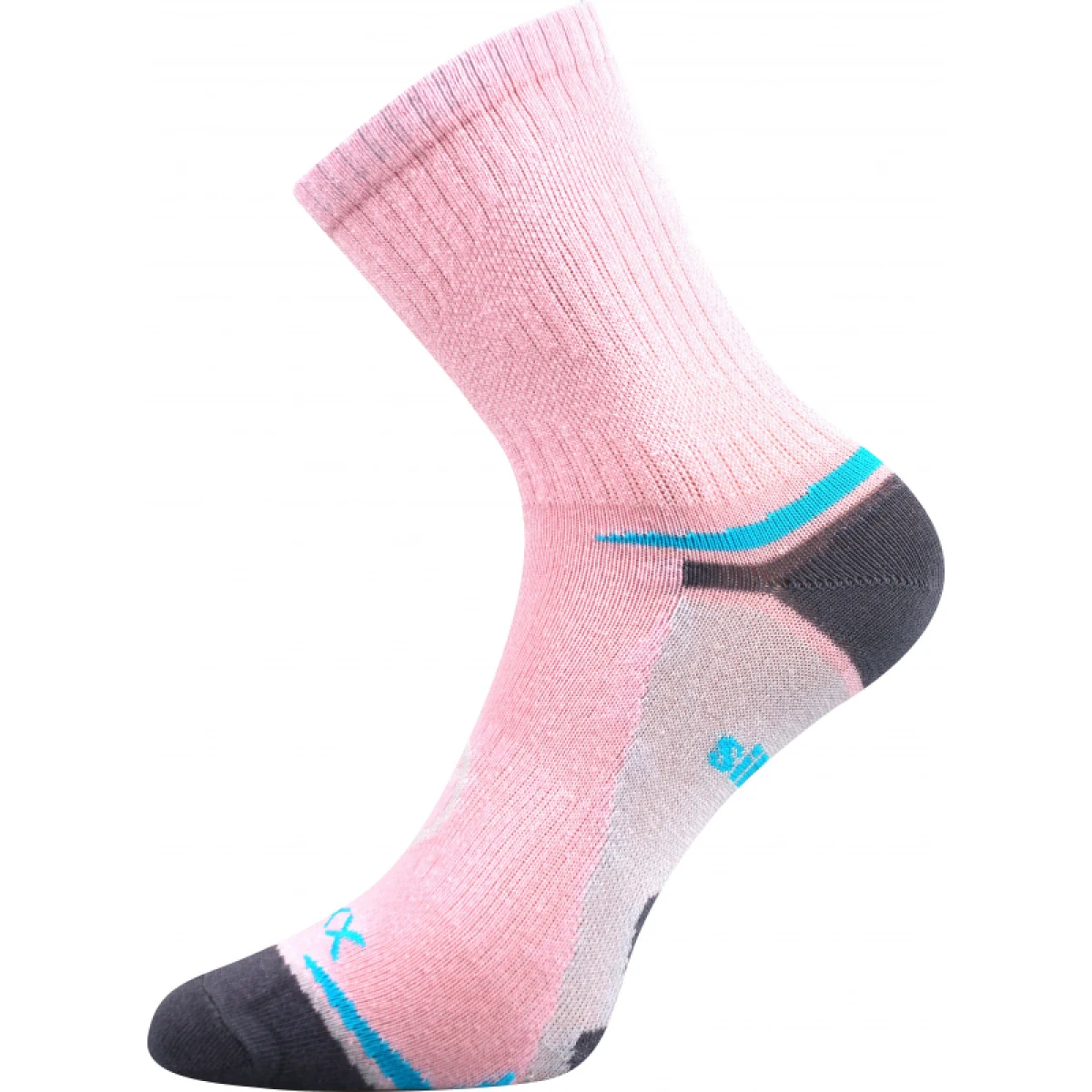 Dievčenské turistické ponožky VOXX 3 PACK-Optifanik 03-Pink Magenta Raspberry · záber 5