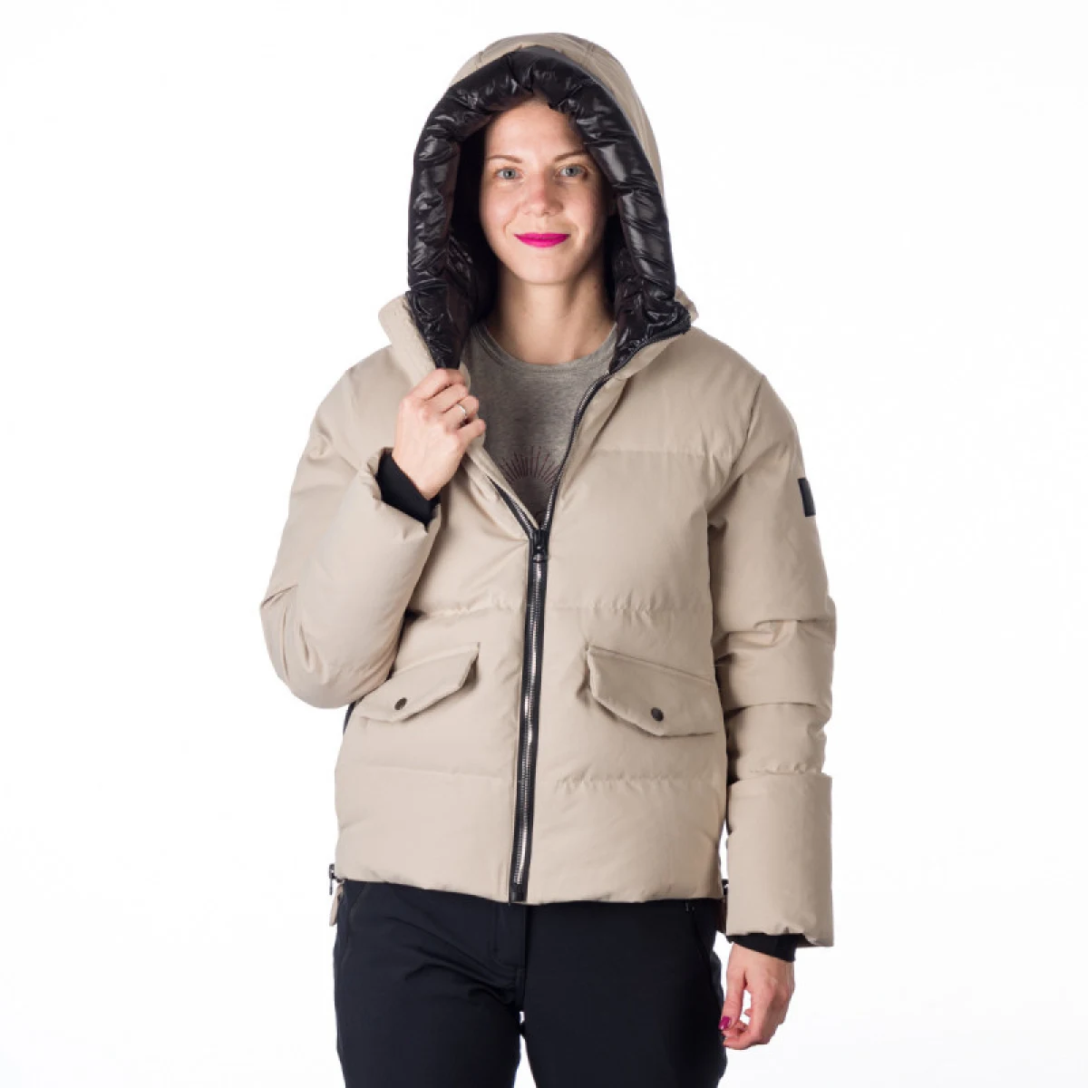 Dámska bunda NORTHFINDER RACHEL-502-beige · záber 4
