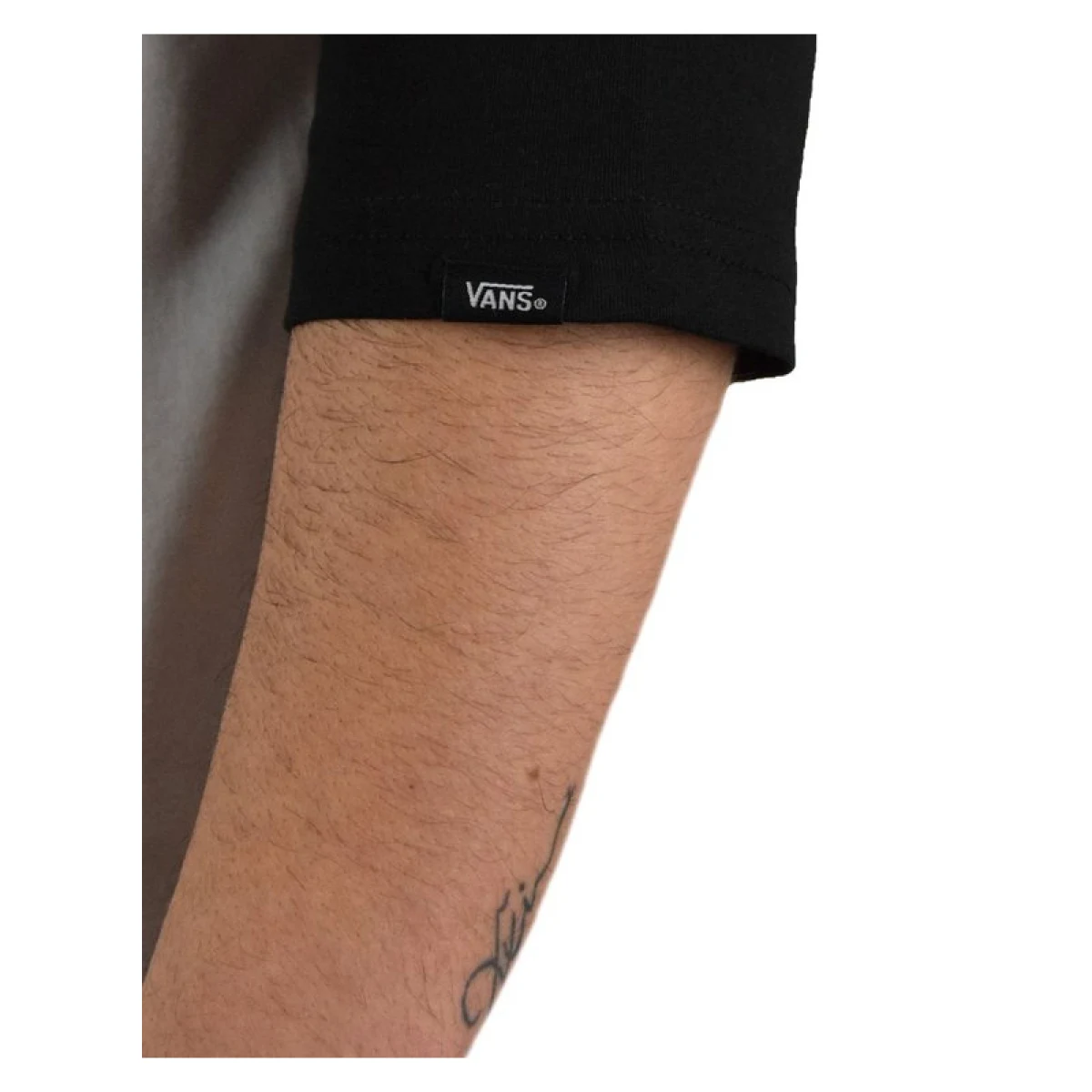 Pánske tričko s krátkym rukávom VANS CLASSIC RAGLAN-WHITE-BLACK · záber 3