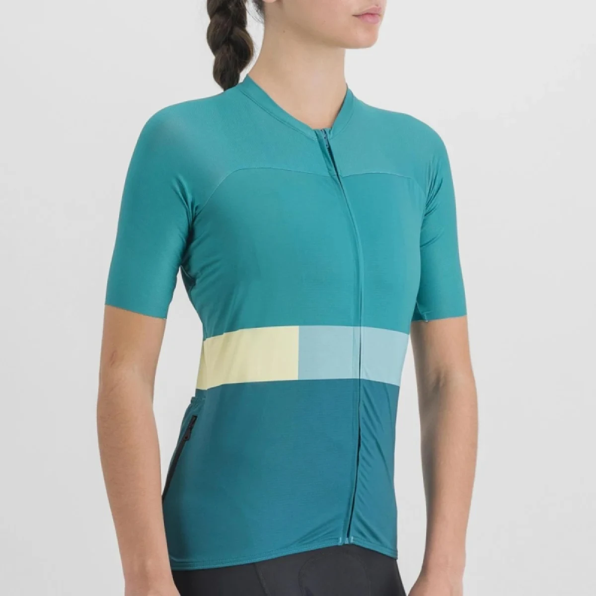 Dámsky cyklistický dres s krátkym rukávom SPORTFUL Snap w jrs, shade spruce light green · záber 5