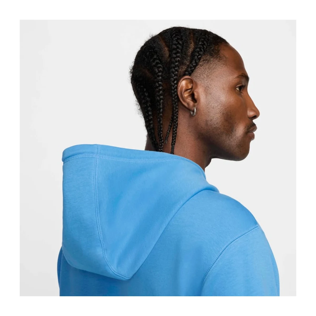 Pánska zateplená tréningová mikina s kapucňou NIKE M NK CLUB BB HDY FUTURA BLOCK-412 UNIVERSITY BLUE · záber 4