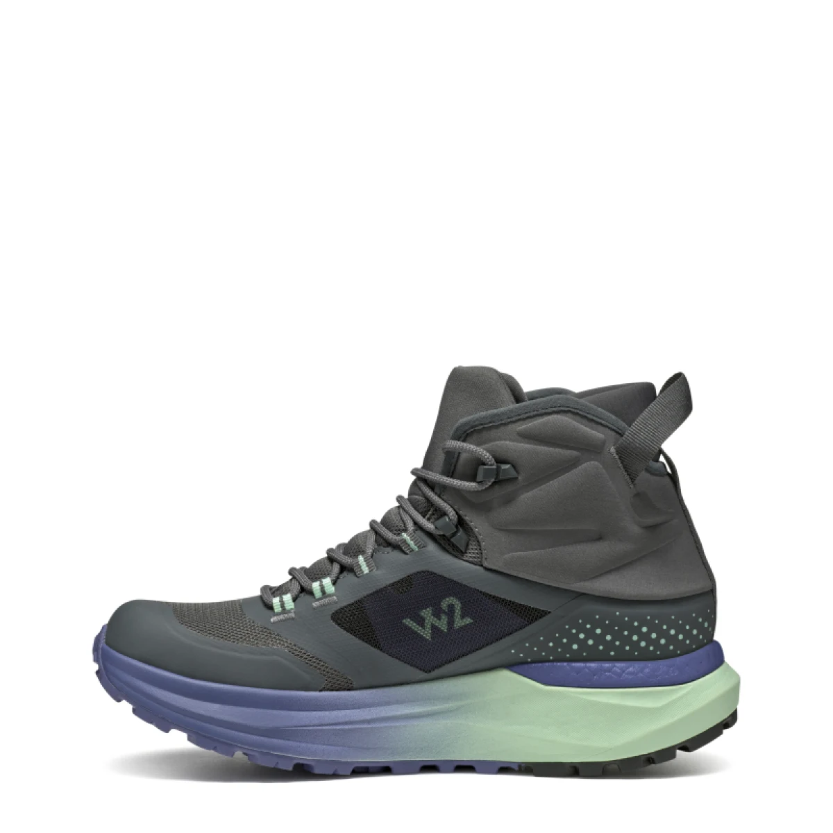 Dámska členková turistická obuv TECNICA Agate S MID GTX, black violet · záber 3