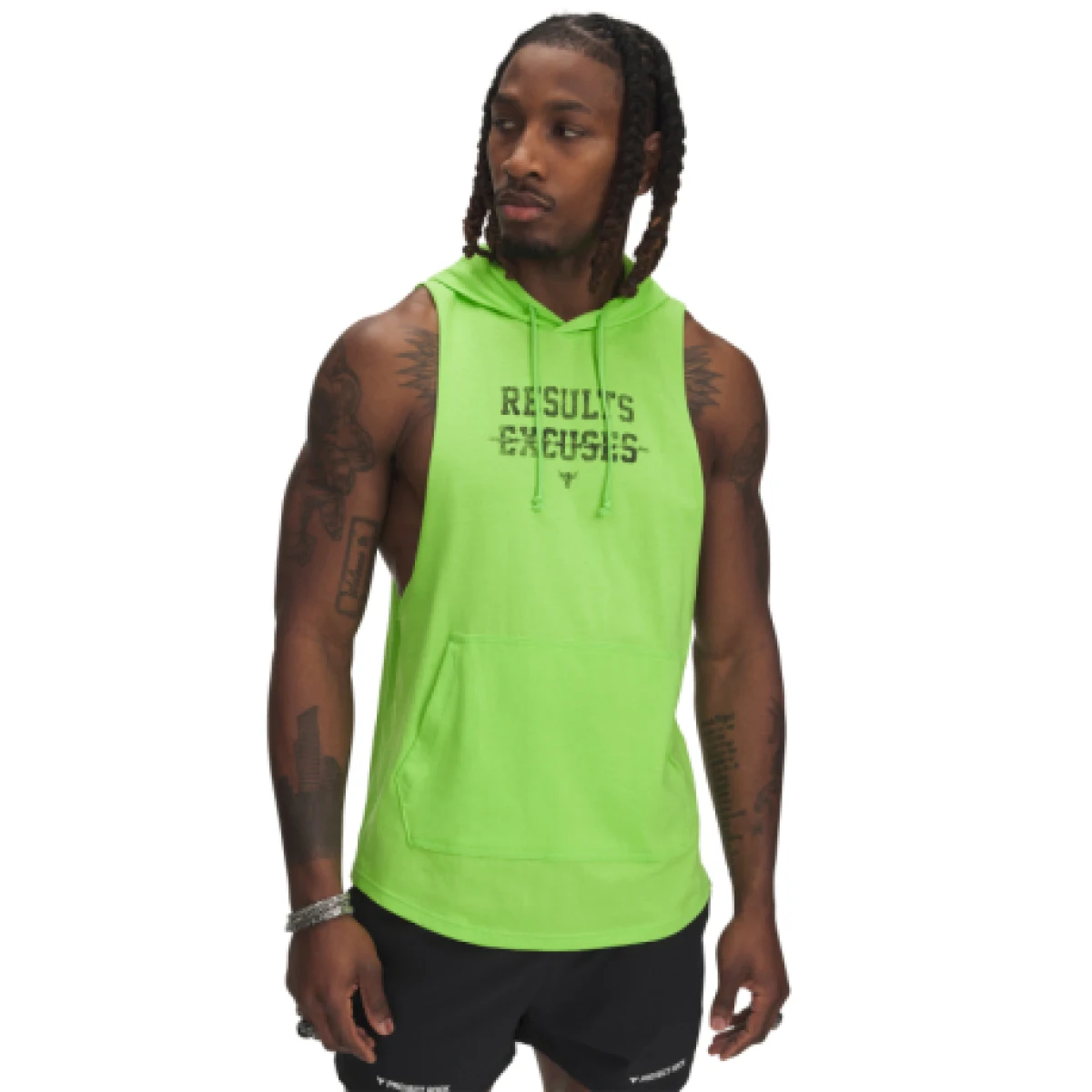 Pánske tielko UNDER ARMOUR PROJECT ROCK Wire SL HD-GRN · záber 1