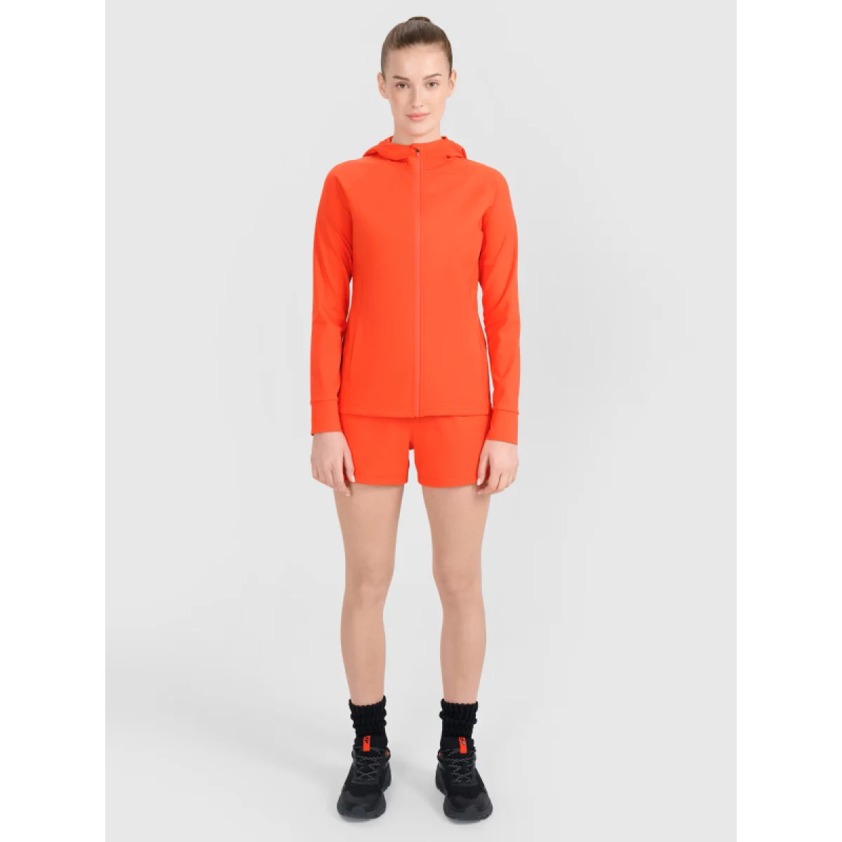 Dámska tréningová mikina so zipsom 4F SWEATSHIRT FNK F467-62S-RED · záber 5