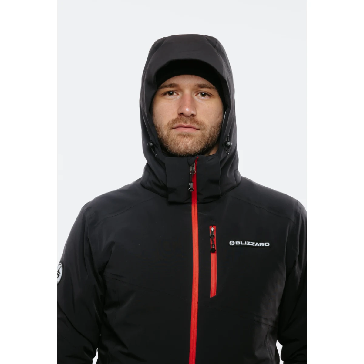 Pánska lyžiarska bunda s kapucňou BLIZZARD Ski Jacket Berwang, black · záber 3