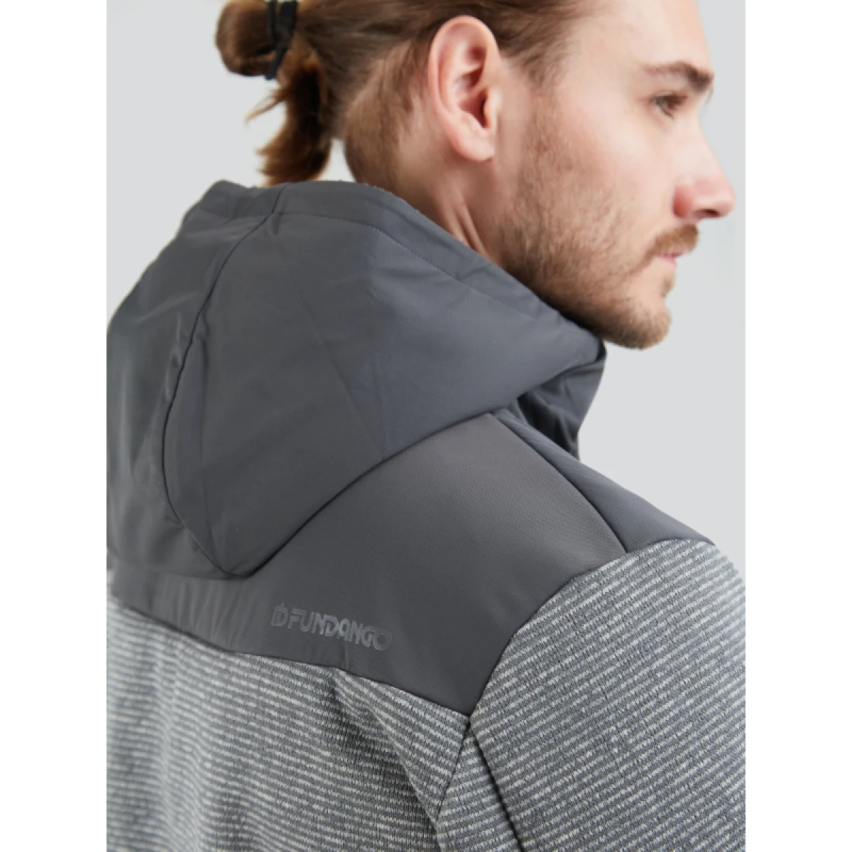 Pánska mikina so zipsom FUNDANGO Ashford Insulated Fleece Jacket-745-grey heather · záber 4
