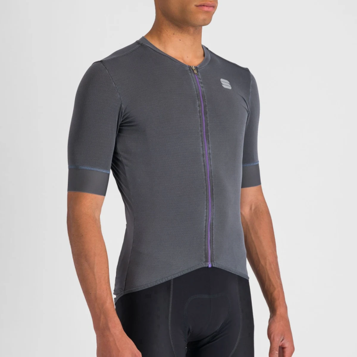 Pánsky cyklistický dres s krátkym rukávom SPORTFUL Monocrom jersey, anthracite · záber 5