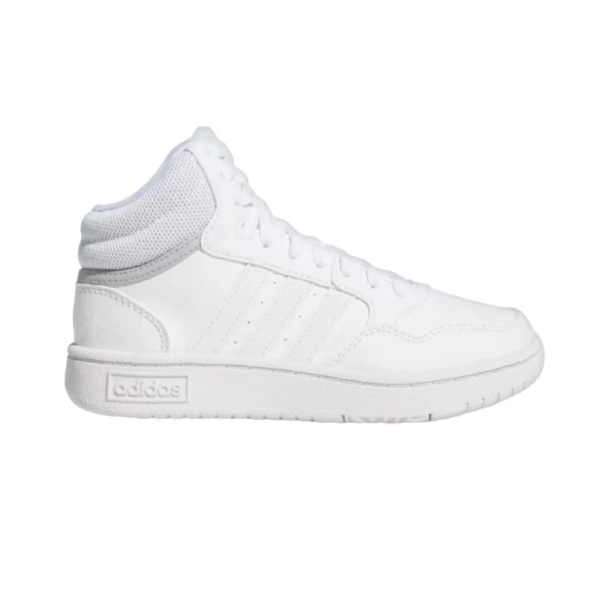 Juniorská rekreačná obuv ADIDAS Hoops 3.0 Mid K cloud white cloud white grey two · záber 2