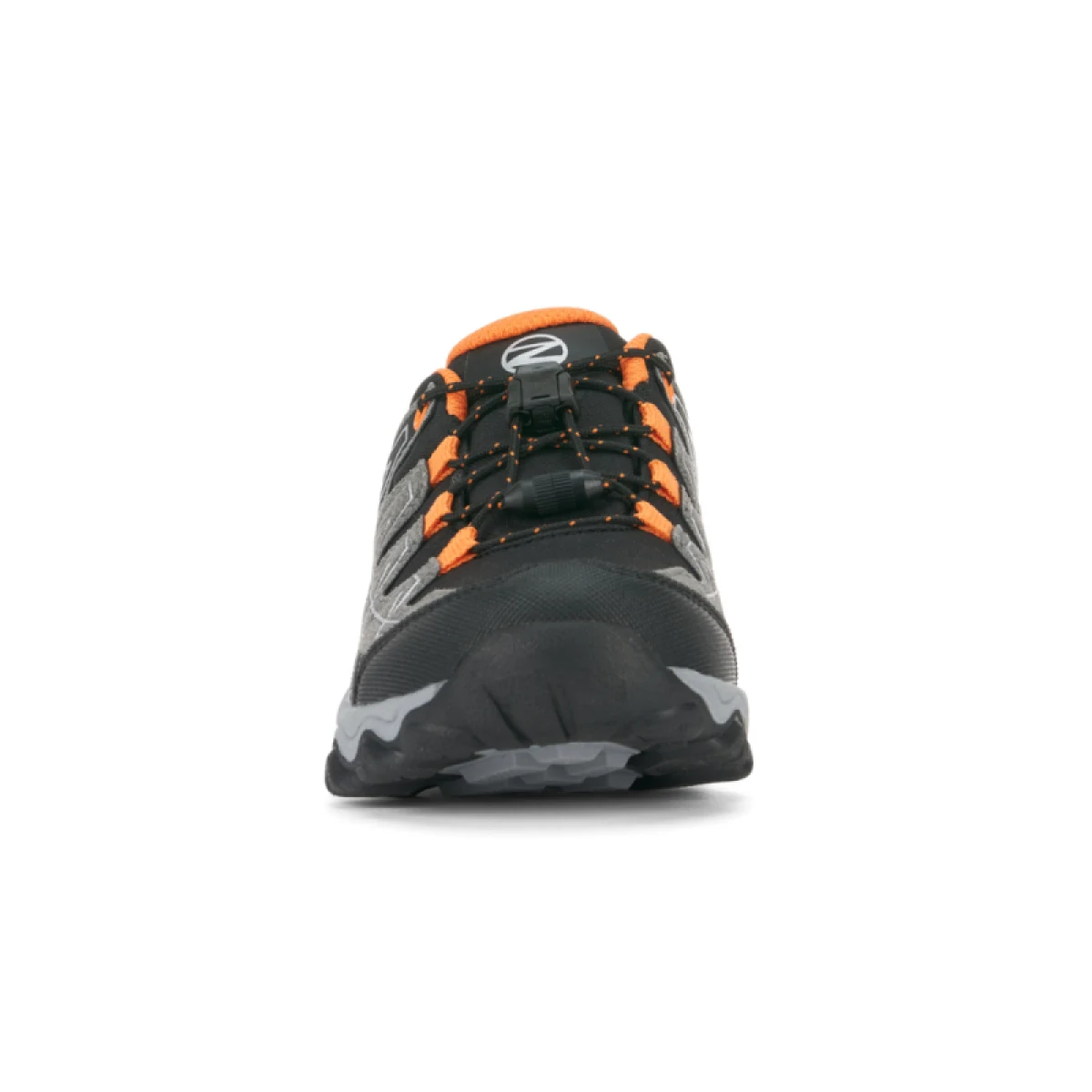 Chlapčenská nízka turistická obuv TREZETA Thunder WP Jr grey orange · záber 4