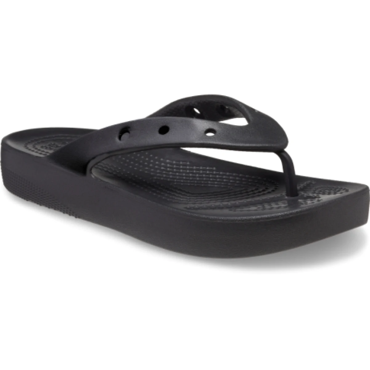 Dámske žabky (plážová obuv) CROCS Classic Platform Flip W black · záber 1