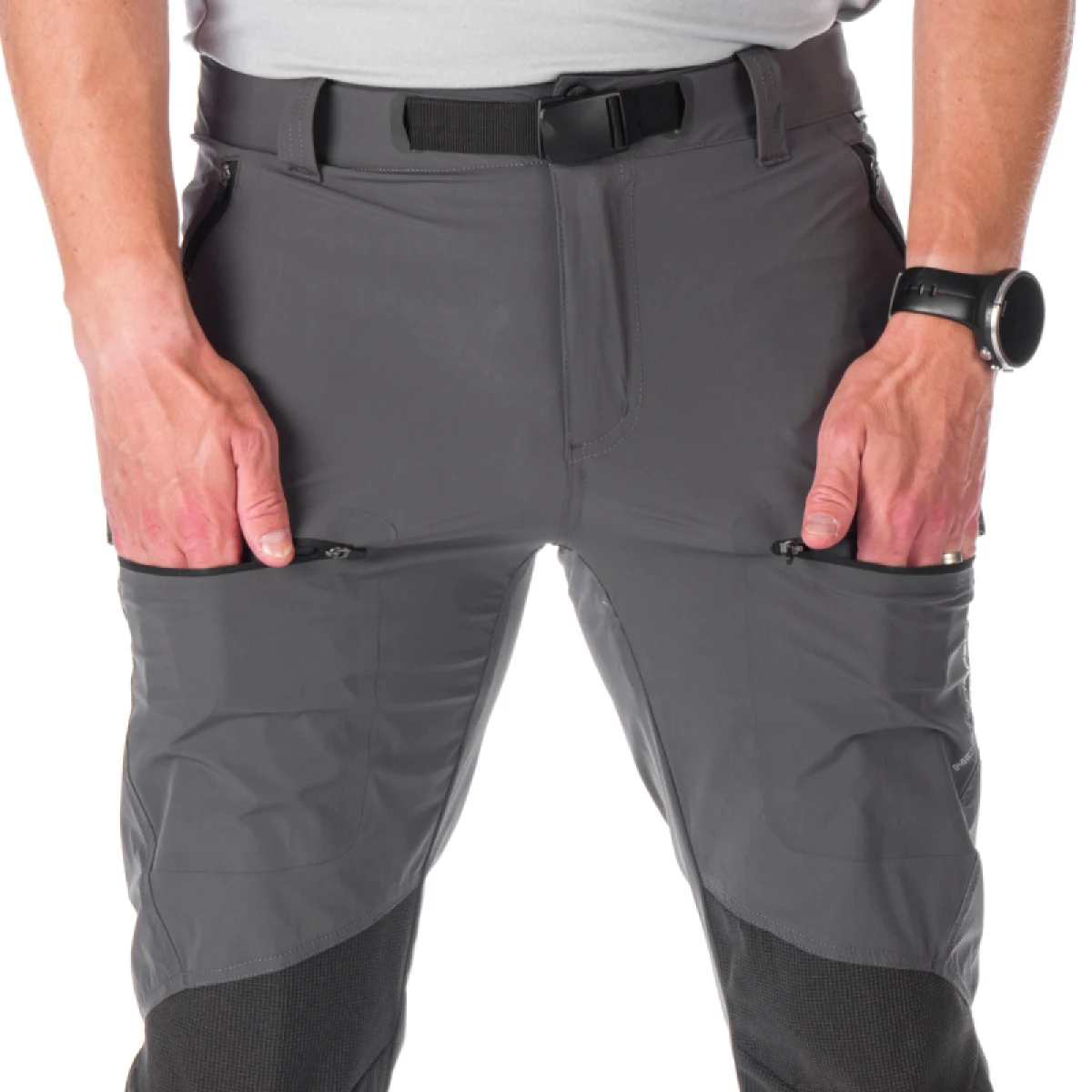 Pánske turistické nohavice NORTHFINDER HUBERT-319-grey · záber 5