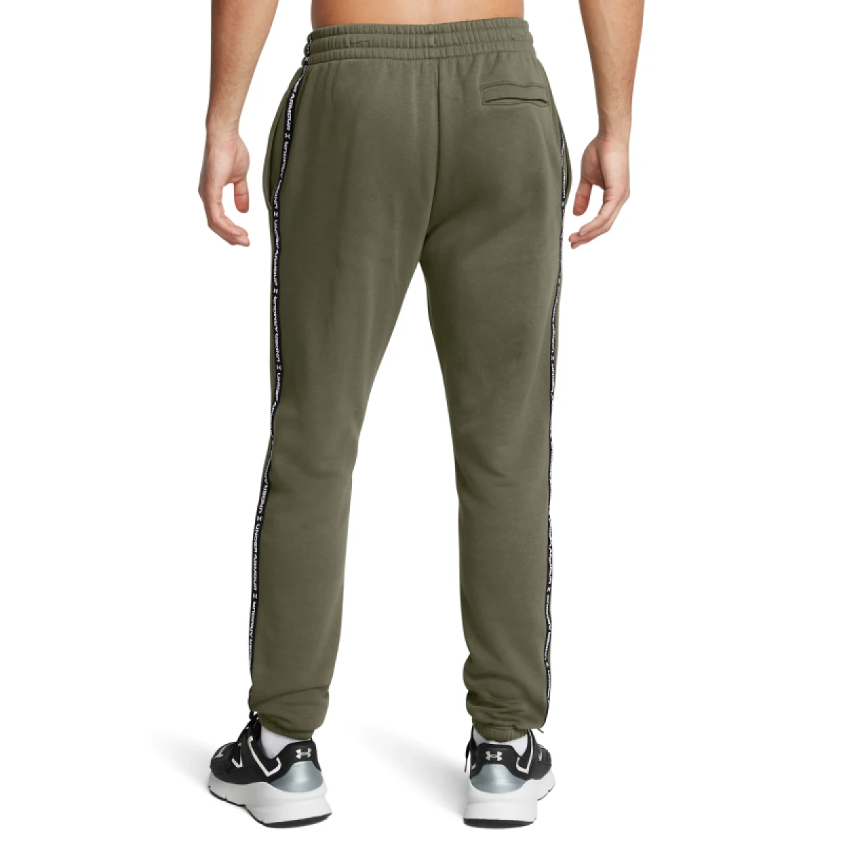 Pánske tepláky UNDER ARMOUR UA Icon Fleece Jgr Taping-GRN · záber 3