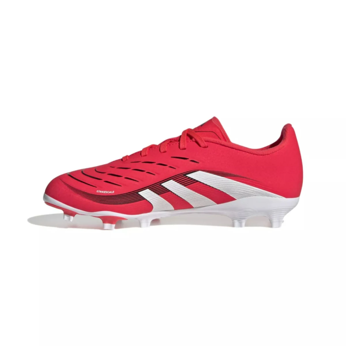 Chlapčenské futbalové kopačky outdoorové ADIDAS Predator League Jr FG MG lucid red cloud white core black · záber 3
