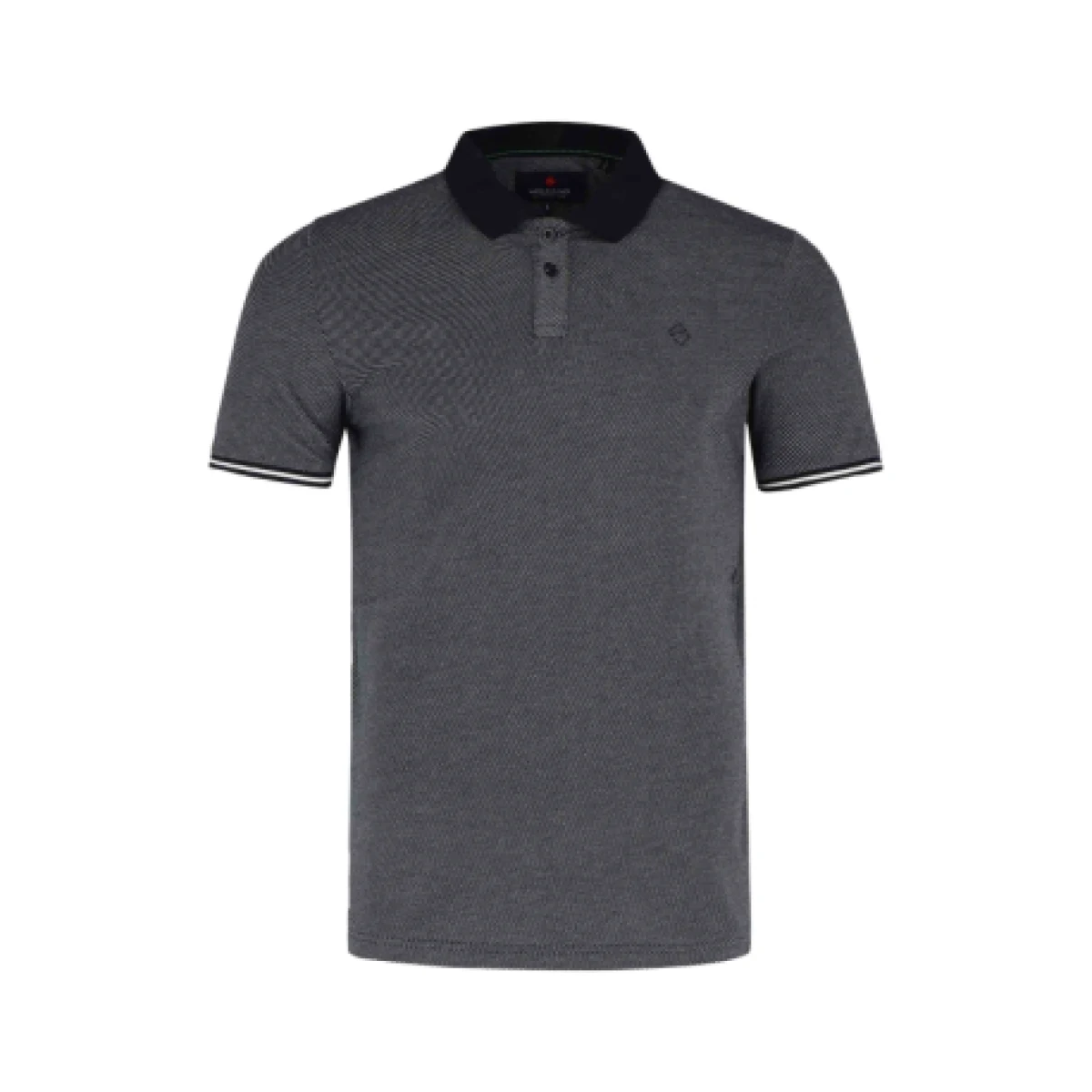Pánske polo tričko s krátkym rukávom VOLCANO ROSH-600-NAVY · záber 1
