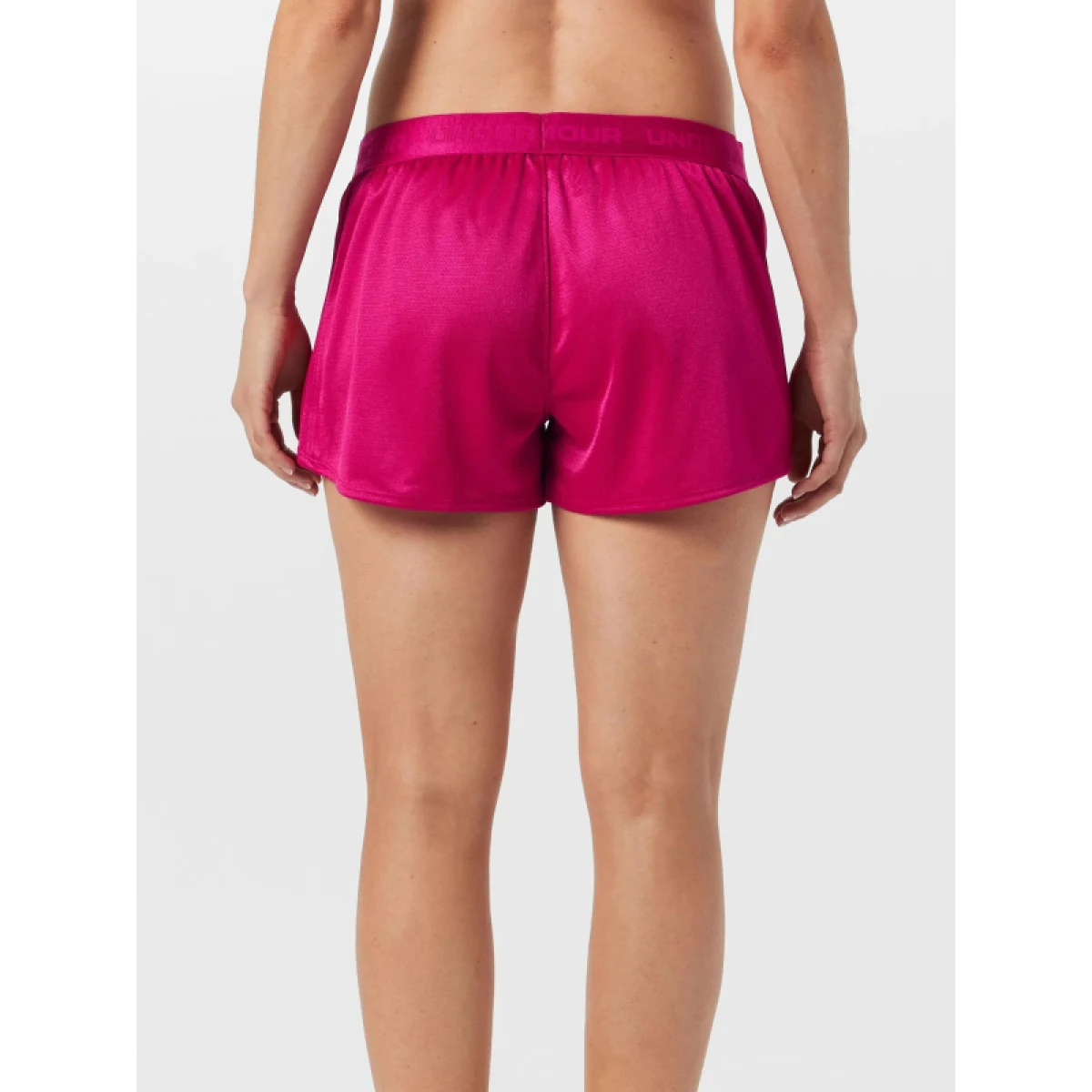 Dámske tréningové kraťasy UNDER ARMOUR Tech Play Up Shine Shorts-PPL · záber 3