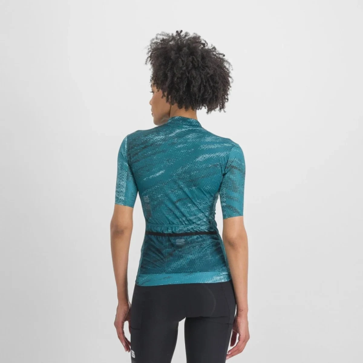 Dámsky cyklistický dres s krátkym rukávom SPORTFUL Cliff supergiara w jersey, shade spruce · záber 3