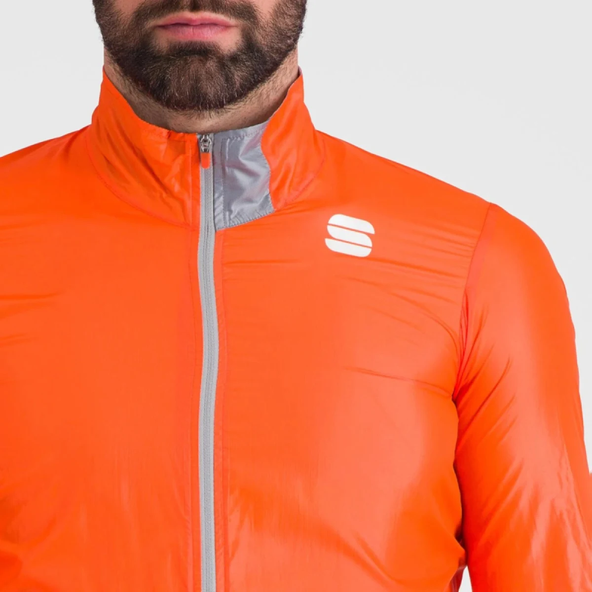 Pánska cyklistická bunda SPORTFUL Hot pack easylight jacket, orange sdr · záber 5