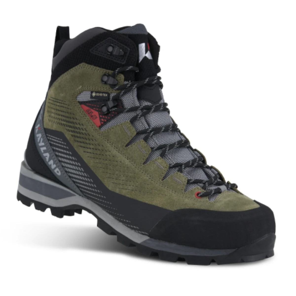 Pánska vysoká turistická obuv KAYLAND Grand Tour Gtx, Brown Green · záber 1