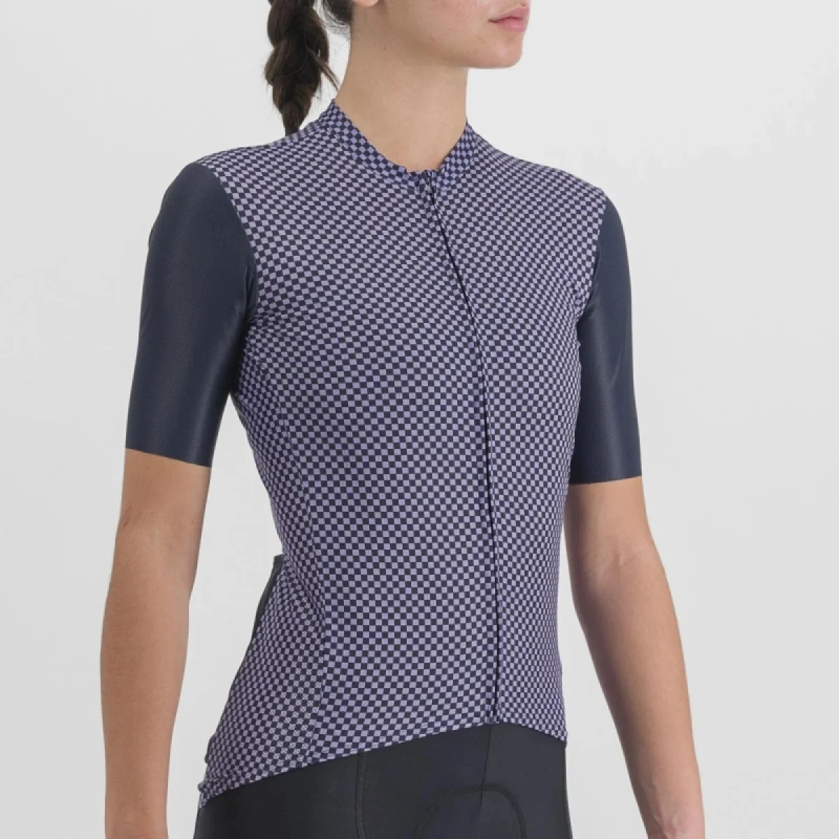Dámsky cyklistický dres s krátkym rukávom SPORTFUL Checkmate w jersey, galaxy blue chalck violet · záber 4