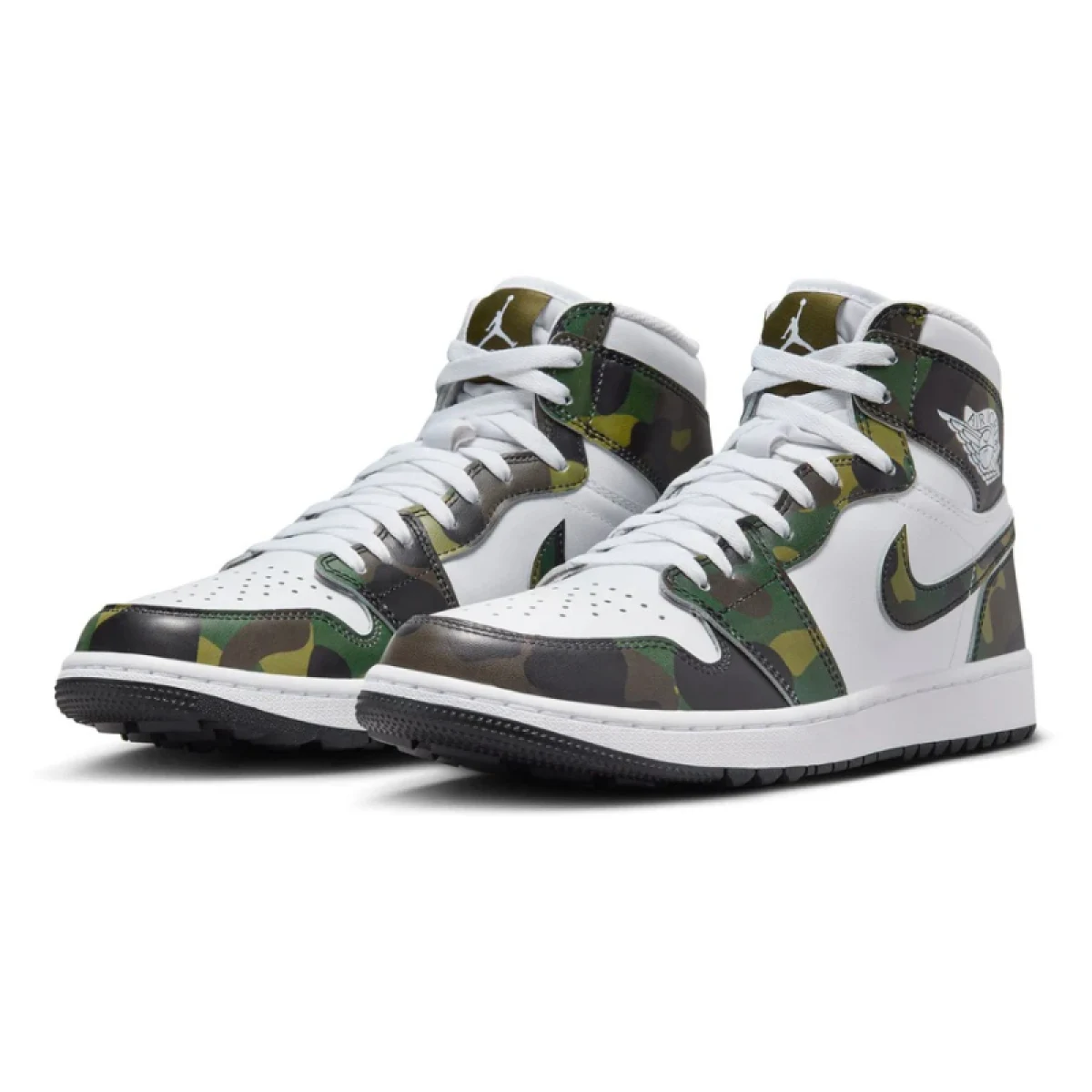 Pánska vychádzková obuv NIKE Golf Air Jordan 1 High Golf white legion green black · záber 4