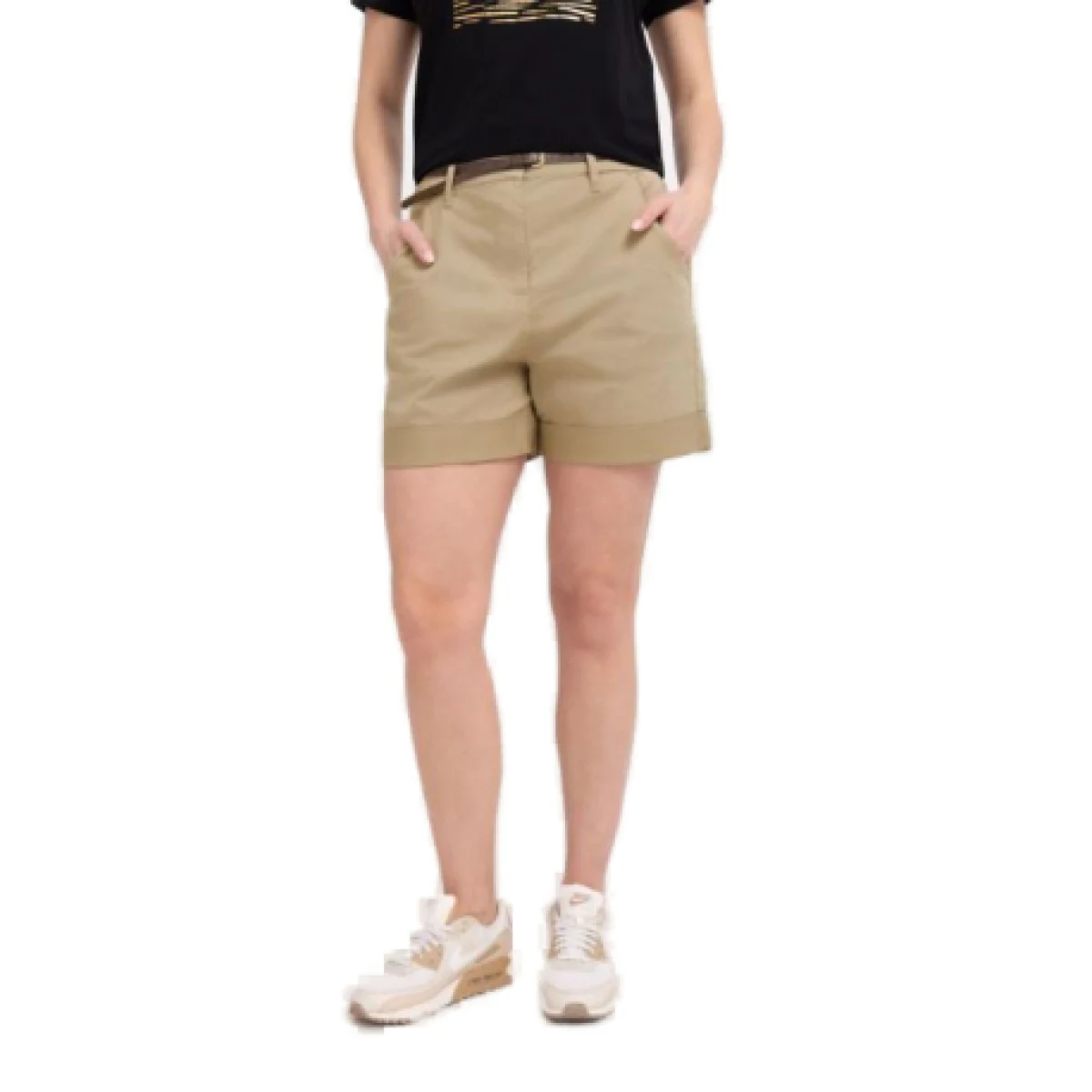 Dámske kraťasy VOLCANO AGO-102-BEIGE · záber 1