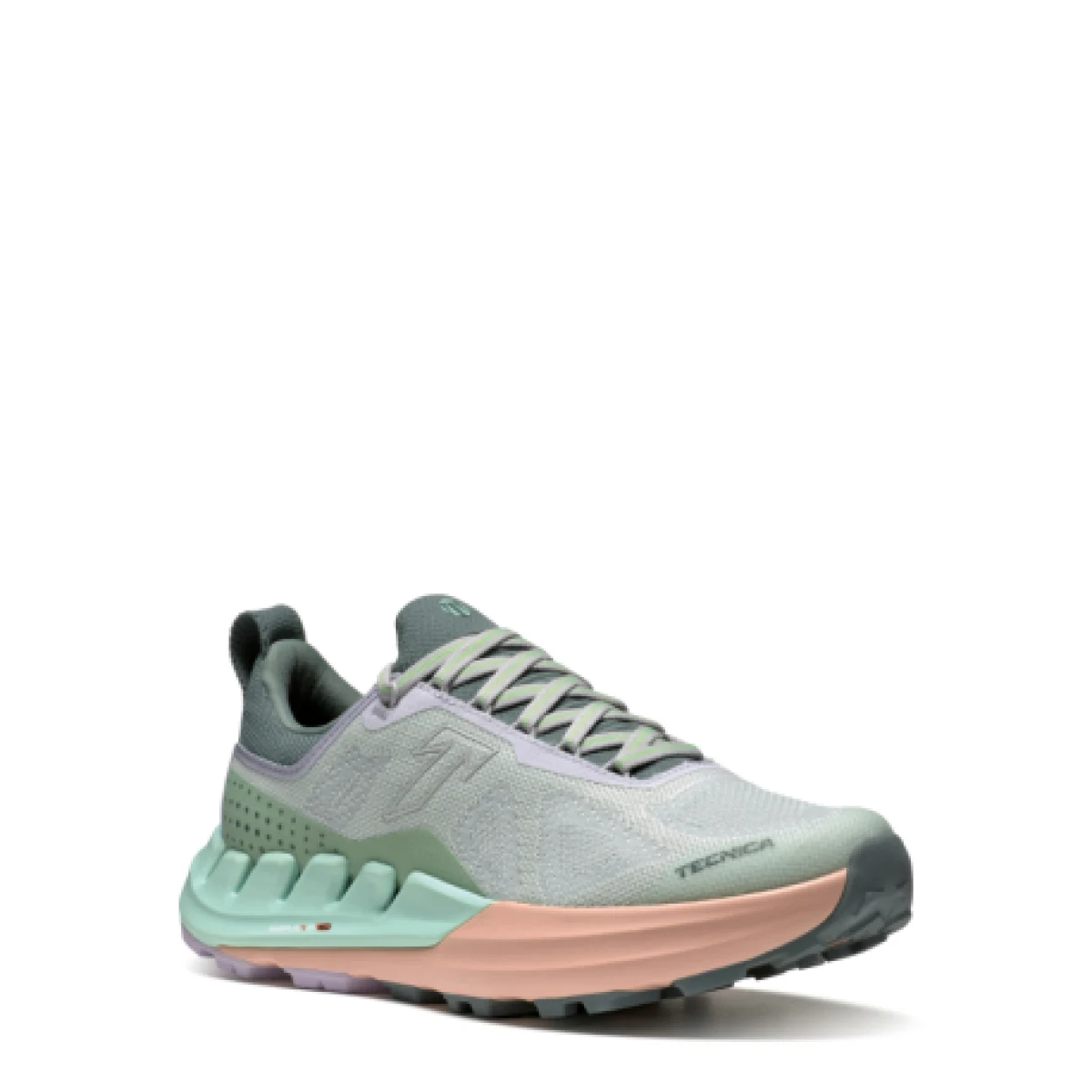 Dámska bežecká trailová obuv TECNICA Pyrox Xplore Ws, light grey dark green · záber 1